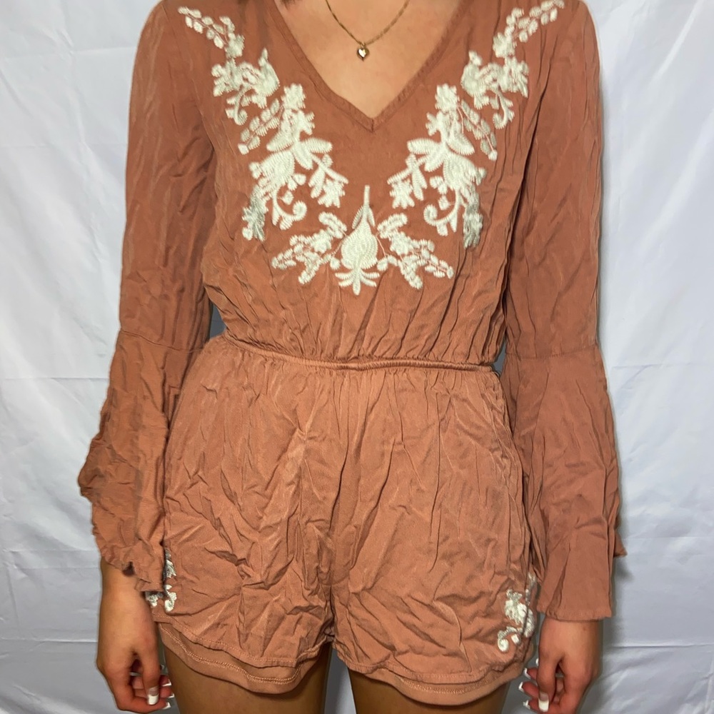 long sleeve romper